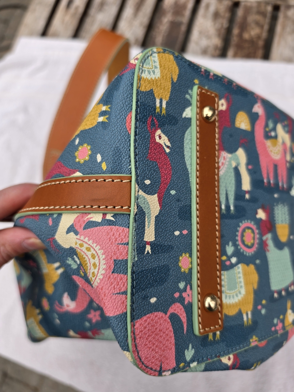 Dooney & Bourke Emperor's New Groove Llama Drawstring - Picture 7 of 14